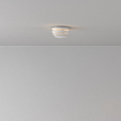 Artemide - Artemide Outdoor - Slicing Ap PL Out - Lampe de plafond ou murale d'extérieur - Aluminium - LS-AR-T250610 - Blanc chaud - 3000 K - Diffuse