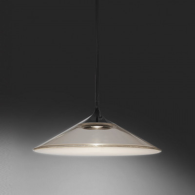 Artemide - Conical Collection - Orsa 35 SP LED - Lampe suspension raffinée - Transparent - LS-AR-0352030A - Blanc chaud - 3000 K - Diffuse
