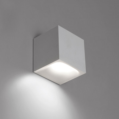 Artemide - Minimalism - Aede AP LED - Applique murale cubique - Blanc brillant - LS-AR-0041020A - Très chaud - 2700 K - Diffuse