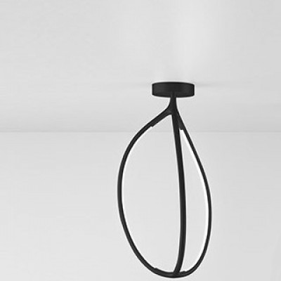 Artemide - Minimalism - Arrival PL S LED - Lampe de plafond design - Noir - LS-AR-1554030APP - Blanc chaud - 3000 K - Diffuse