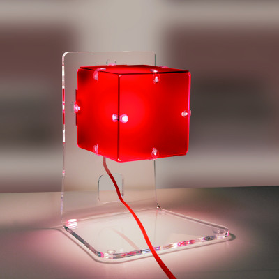 Artempo - Ghost - Lola TL - Lampe de table colorée - Rouge - LS-AT-370-R
