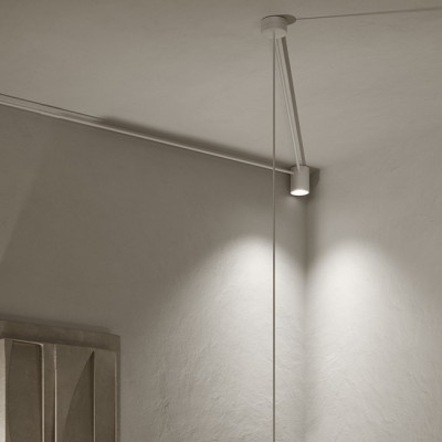 Axolight - Pivot - Pivot FA - Lampe de plafond design pour compositions - Blanc - LS-AX-SATELLPIVOT11BC - Très chaud - 2700 K - 12°