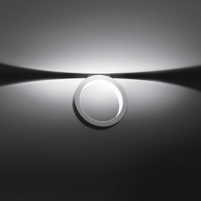 Cini&Nils - Assolo  - Assolo AP PL on-off - Plafonnier/applique design en forme de cercle - Blanc - LS-CN-01532 - Très chaud - 2700 K - Diffuse