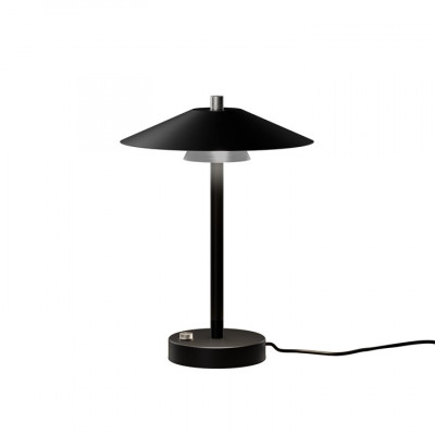 Elesi Luce - Iconic&Narciso - Narciso TL S LED - Lampe de table touch dimmer - Aluminium/Noir - Diffuse