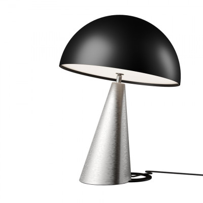 Elesi Luce - Office - Imperfetto TL M LED - Lampe de table dimmable - Aluminium/Noir - Diffuse