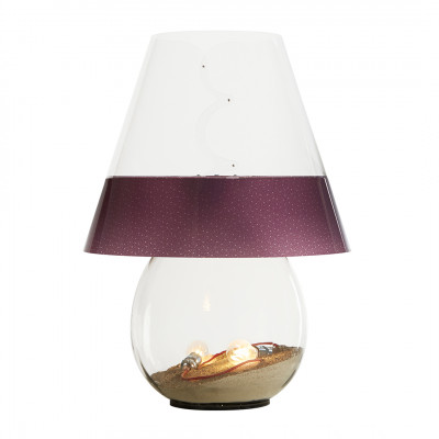 Emporium - Lampshade - Bonbonne TL L outdoor - Lampe de table en verre - Cristal/Bronze - LS-EM-CL1547-59
