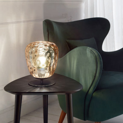 Fabas Luce - Classic Vintage - Gisella TL - Lampe de table design - Ambre - LS-FL-3518-30-125