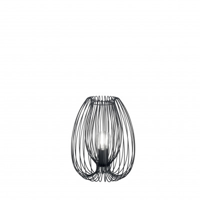 Fabas Luce - La Mia Luce - Camp TL - Lampe de table en métal coloré - Noir - LS-FL-3677-30-101