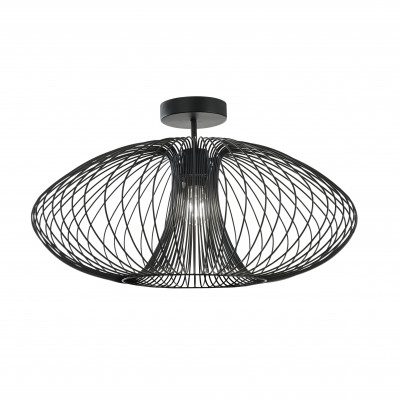 Fabas Luce - La Mia Luce - Fassa PL - Lampe de plafond ronde - Noir - LS-FL-3706-65-101