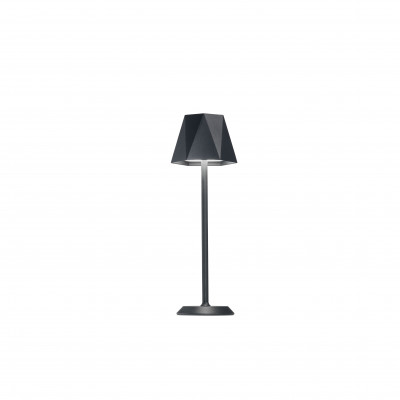 Fabas Luce - La Mia Luce - Katy TL - Lampe de table rechargeable - Noir - LS-FL-3678-30-101 - Blanc chaud - 3000 K - Diffuse