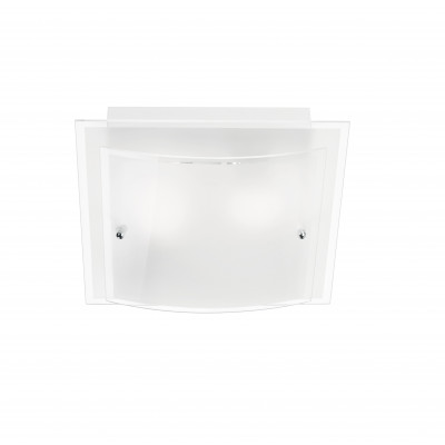 Fabas Luce - La Mia Luce - Naxar AP PL - Applique/plafonnier en verre blanc - Blanc - LS-FL-3238-61-102
