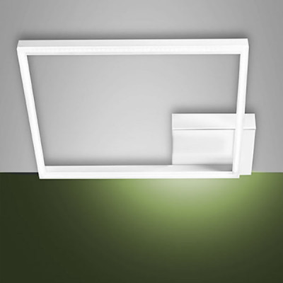 Fabas Luce - MultiLight - Bard LED PL L - Plafonnier moderne carré - Blanc - LS-FL-3394-61-102 - Blanc chaud - 3000 K - Diffuse