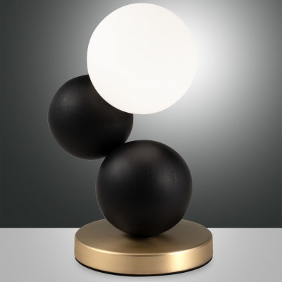Fabas Luce - Night - Micky TL - Lampe de table colorée - Noir - LS-FL-3754-30-101