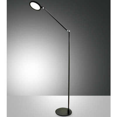 Fabas Luce - Shank - Regina PT LED - Lampe de sol en style minimaliste - Noir - LS-FL-3551-11-101 - Dynamic White - Diffuse