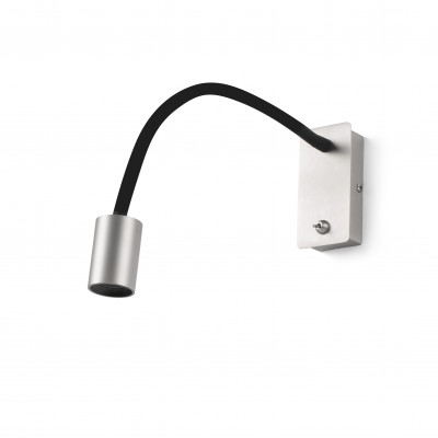 Faro - Indoor - Flexi - Leser AP LED - Applique moderne - Nickel mat - LS-FR-41026 - Blanc chaud - 3000 K - 36°
