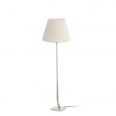 Faro - Indoor - Hotelerie - Rem-3 PT - Lampe de sol moderne - Nickel/White - LS-FR-29686-2P0231