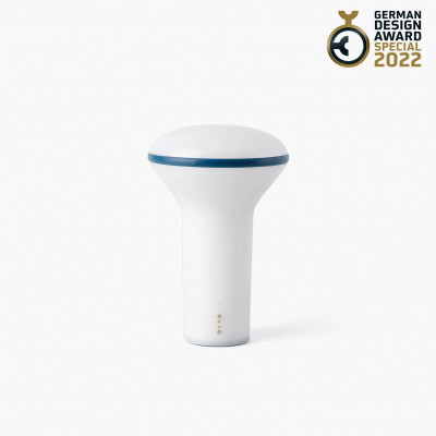 Faro - Indoor - Magma - Buddy TL - Lampe de table rechargeable - Blanc/Bleu - LS-FR-20209 - Très chaud - 2700 K - Diffuse