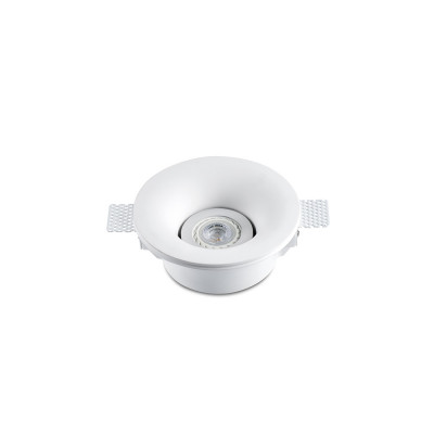 Faro - Indoor - Plas - Neu FA LED - Spot à encastrer Led en gypse - Blanc - LS-FR-63286 - Blanc chaud - 3000 K - Diffuse