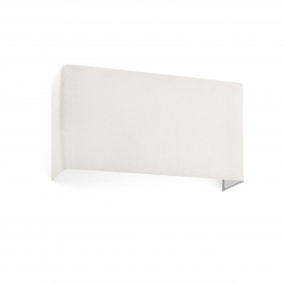 Faro - Indoor - Sweet - Cotton-6 AP - Applique rectangulaire avec abat-jour - Blanc - LS-FR-66413
