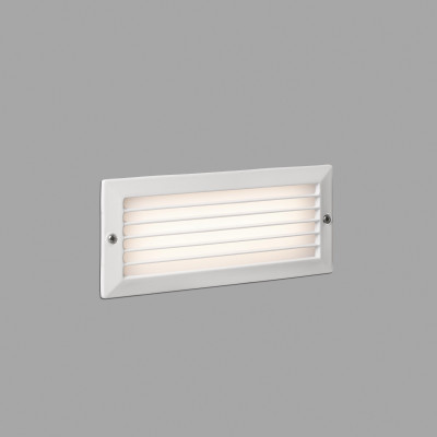 Faro - Outdoor - Sedna - Stripe-1 LED FA RE - Spot marqueur de chamins rectangulaire - Blanc - LS-FR-72094 - Blanc chaud - 3000 K - Diffuse