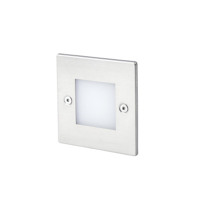 Faro - Outdoor - Tecno - Frol FA LED - Spot LED encastrable d'extérieure - Nickel mat - LS-FR-70135 - Blanc chaud - 3000 K - Diffuse