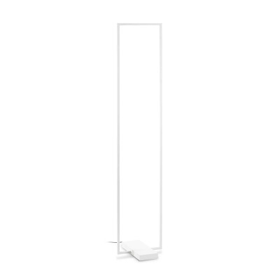 Ideal Lux -  - Frame PT - lampadaire géométrique - Blanc opaque - LS-IL-299624 - Blanc chaud - 3000 K - Diffuse