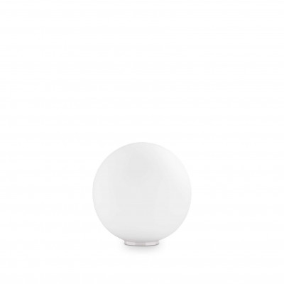 Ideal Lux -  - Mapa TL1 D10 - Lampe de chevet ou de table - Blanc satiné - LS-IL-310817