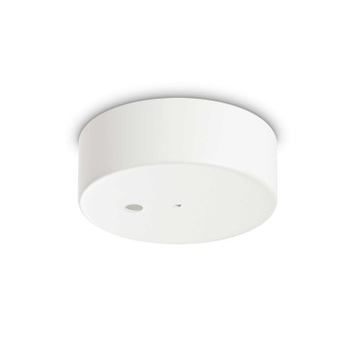 Ideal Lux - Accessoires pour lampes - Rosone magnetico 1L 1e 1m - Rosace ronde pour une lampe - Blanc - LS-IL-311265