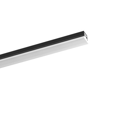 Ideal Lux - Systèmes, projecteurs et rails - Stick Wide 6W - Éclairage sur rail - Noir - LS-IL-329444 - Blanc chaud - 3000 K - 110°