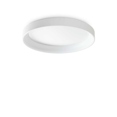 Ideal Lux - Essential - Ziggy PL D80 - Plafonnier rond à LED - Blanc - LS-IL-317908 - Blanc chaud - 3000 K - Diffuse