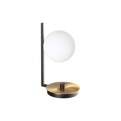 Ideal Lux - Brass - Birds TL - Lampe de table avec diffuseur en verre - Or/Noir - LS-IL-273679