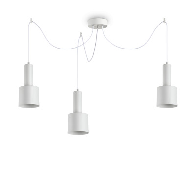 Ideal Lux - Calice - Holly SP3 - Suspension moderne 3 lumières - Blanc - LS-IL-231587