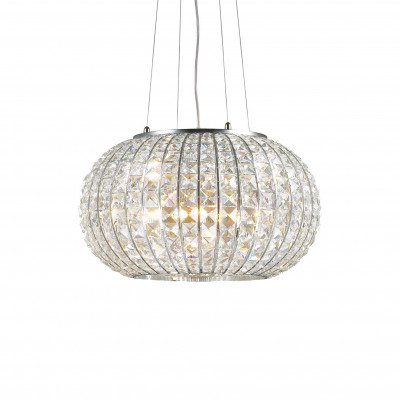 Ideal Lux - Diamonds - Calypso SP5 - Lampe à suspension - Chrome - LS-IL-044200