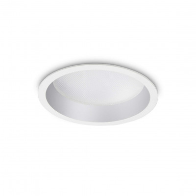 Ideal Lux - Downlights - Deep FA 20W - Spot encastrable au plafond - Blanc - LS-IL-249032 - Blanc chaud - 3000 K