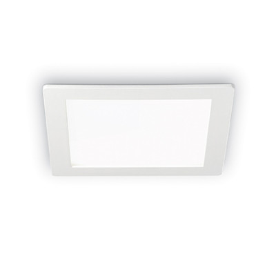 Ideal Lux - Downlights - Groove 20W Square M - Spot encatrable - Blanc - LS-IL-124001