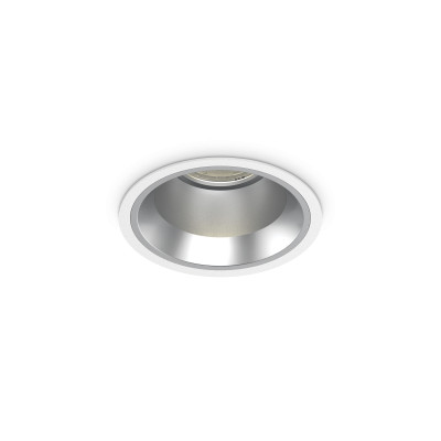 Ideal Lux - Downlights - Off FA round S LED - Spot encastrable LED - Blanc - LS-IL-266497 - Blanc chaud - 3000 K - 50°