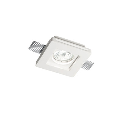 Ideal Lux - Downlights - Samba Fi1 Square Small - Spot encatrable - Blanc - LS-IL-150291