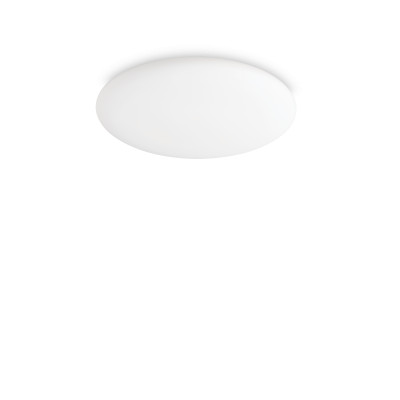 Ideal Lux - Eclisse - Level PL S LED - Plafonnier LED en verre soufflé - Blanc - LS-IL-261164 - Blanc chaud - 3000 K - Diffuse