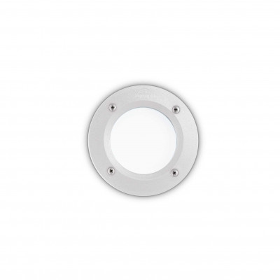 Ideal Lux - Garden - Leti Round FI1 - Lampe circulaire encastrable en résine - Blanc - LS-IL-096544