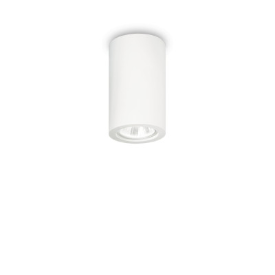 Ideal Lux - Minimal - Tower PL1 ROUND - Plafonnier cylindrique - Blanc - LS-IL-155869