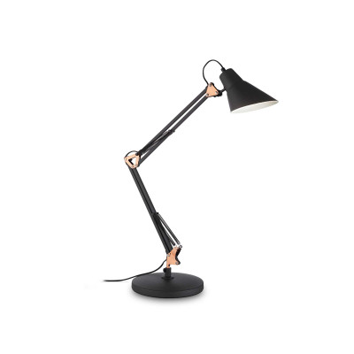 Ideal Lux - Office - SALLY TL1 - Lampe de bureau - Noir/Cuivre - LS-IL-061160
