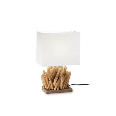 Ideal Lux - Tissue - Snell TL1 S - Lampe de table - Bois - LS-IL-201382