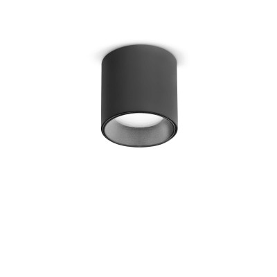Ideal Lux - Tube - Dot PL - Plafonnier LED - Noir - 40°