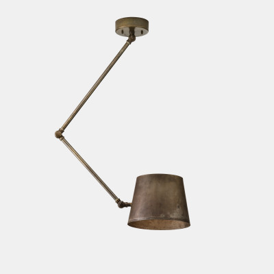Il fanale - Loft - Reporter SP 1L - Lampe de plafond orientable - Bronze - LS-IF-271-01-OF