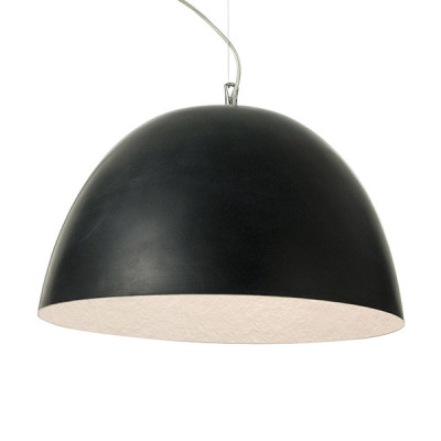 In-es.artdesign - H2O - H2O Lavagna SP - Lampe suspendue design en forme de dôme - Noir/Blanc - LS-IN-ES050L-B