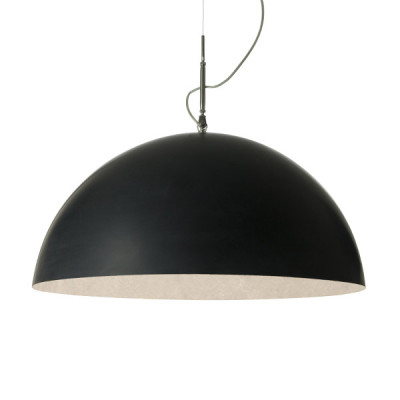In-es.artdesign - Mezza Luna - Mezza Luna 1 Lavagna SP - Lampe à suspension - Noir/Blanc - LS-IN-ES05010L-B