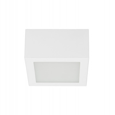 Linea Light - Box - Box SQ AP PL LED S - Plafonnier carré Led taille S - Blanc - LS-LL-8227 - Blanc chaud - 3000 K - Diffuse