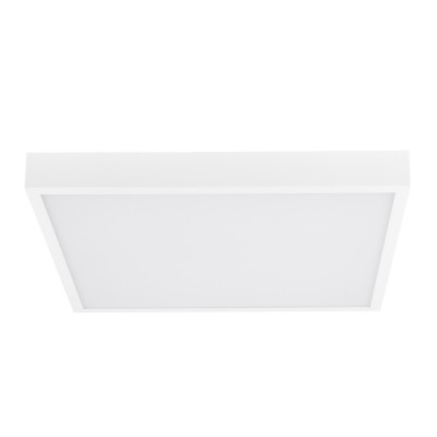 Linea Light - Box - Box SQ AP PL LED XL - Plafonnier carré Led taille XL - Blanc - Diffuse