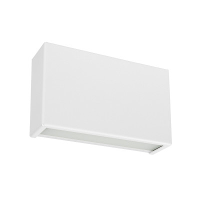 Linea Light - Box - Box W2 AP LED S - Applique murale bidirectionnelle rectangulaire taille S - Blanc - LS-LL-8255 - Blanc chaud - 3000 K - Diffuse