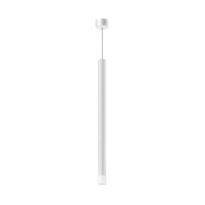 Linea Light - Sinfonia - Puccini SP L - Lampe suspension avec diffuseur tubulaire - Blanc - LS-LL-9265 - Blanc chaud - 3000 K - Diffuse